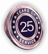 (image for) Years of Service Lapel Pin - 25 Year