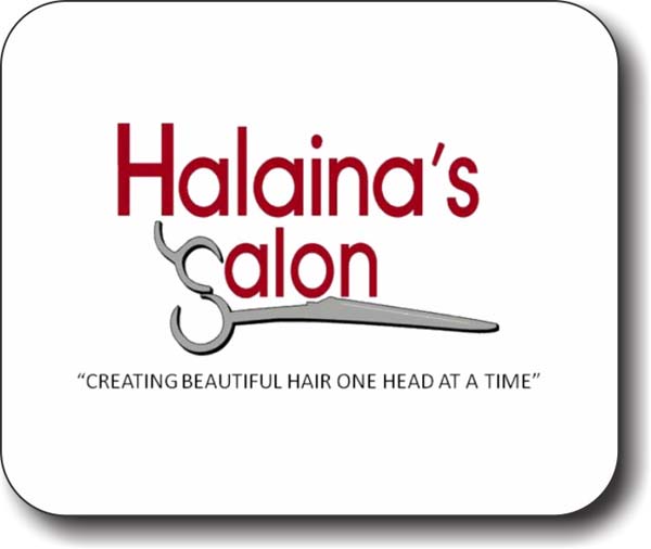 Halaina's Salon Mousepad - $15.95 | NiceBadge™