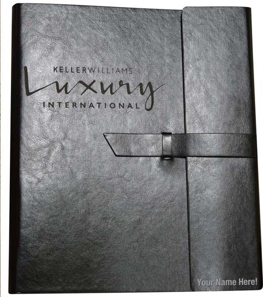 (image for) Luxury International Black Leather Badge Packet - Deluxe Package - Click Image to Close