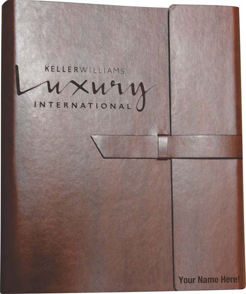 (image for) Luxury International Brown Leather Badge Packet - Deluxe Package - Click Image to Close