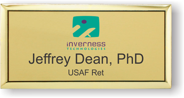Inverness Technologies Executive Gold badge - $13.64 | NiceBadge™