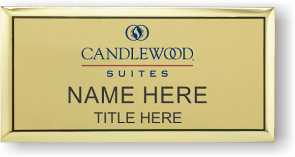 Candlewood Suites Executive Gold Badge - New Blue Red Logo - $8.23 ...