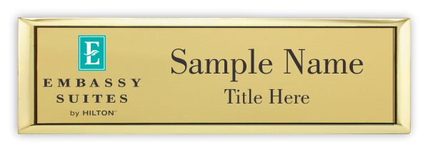 Embassy Suites Small Executive Gold badge - $11.76 | NiceBadge™