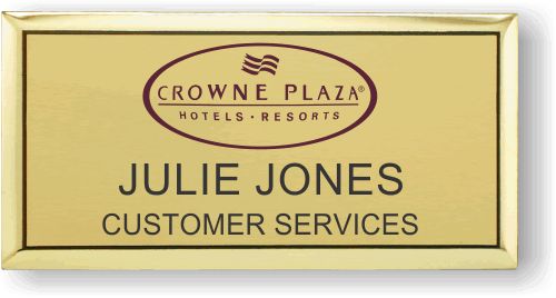 Crowne Plaza Logo A Executive Gold Badge - $7.93 | NiceBadge™