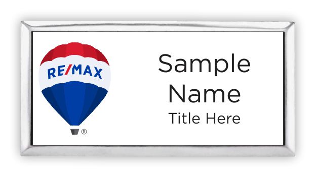 Remax Balloon Logo - 2017 Executive Silver Other badge - $9.98 | NiceBadge™