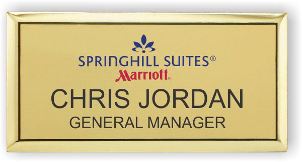 SpringHill Suites Executive Gold Badge (New Logo) - $8.41 | NiceBadge™