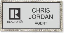 Realtor Bling Large Executive Name Badge