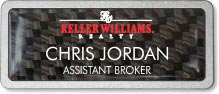 Keller Williams Carbon Fiber Name Badge