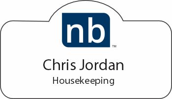 Shaped Custom Name Badge