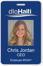 Blue Photo ID Badge